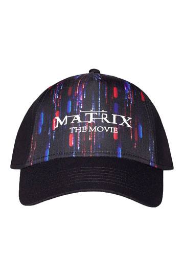 The Matrix - Blue and Red Coding - Curved Bill Cap